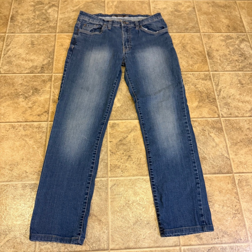 Camicissima Mens Straight Leg Jeans Blue Medium Wash Size US 34 IT 48 Italy
